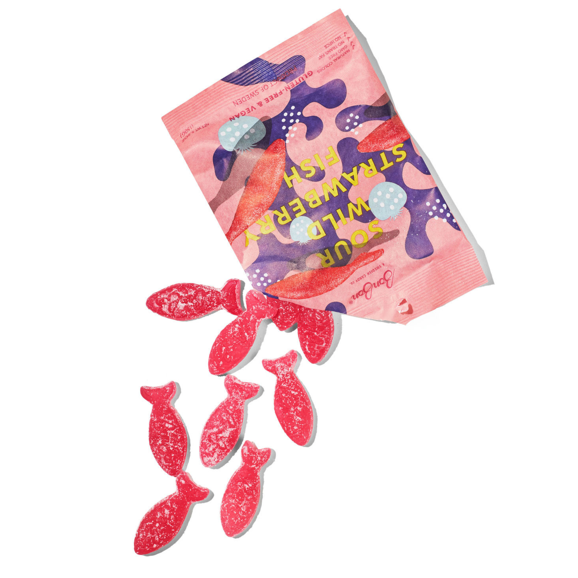 BonBon s Sour Wild Strawberry Fish - Image 2